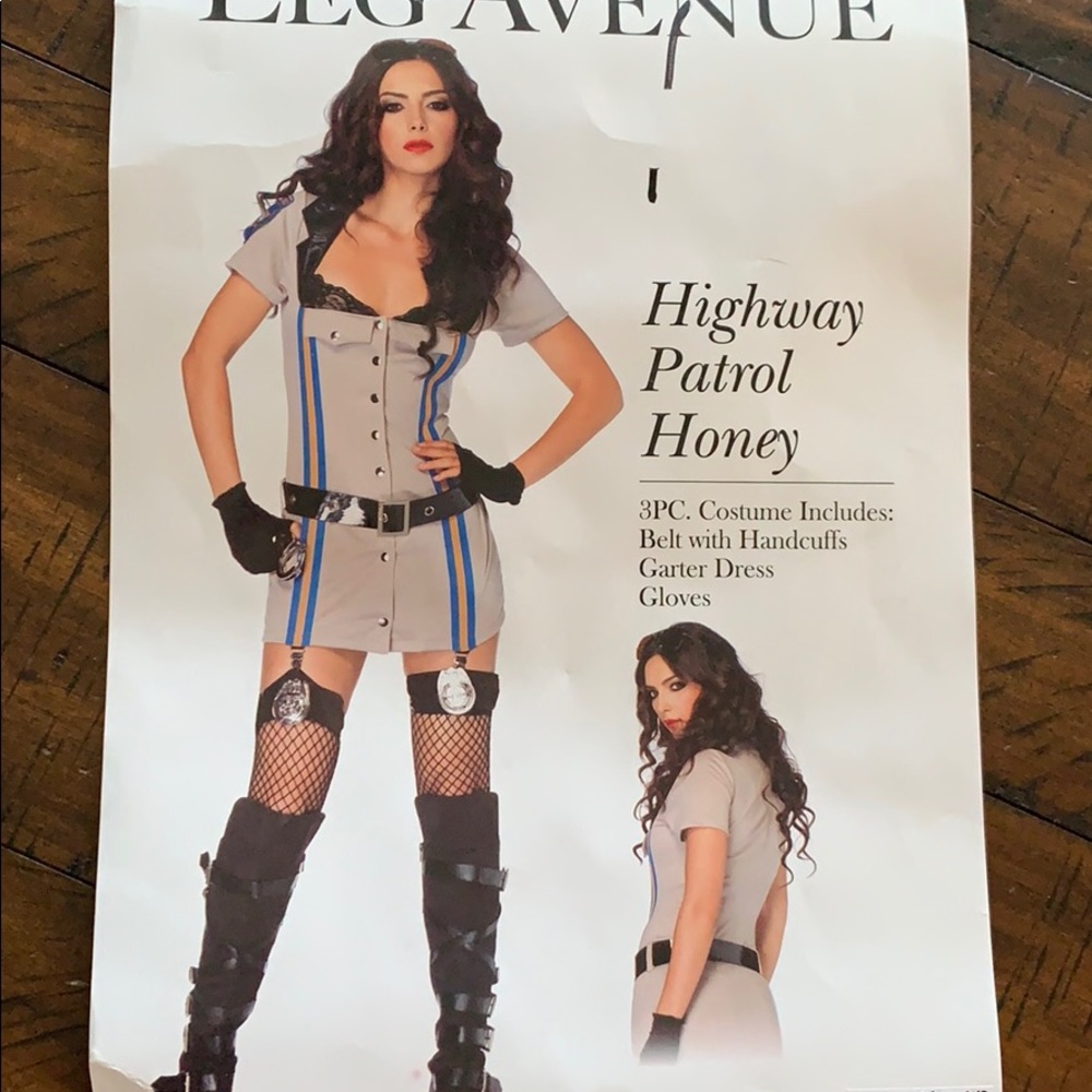 Highway patrol honey. Costume. Halloween